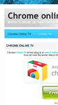 Mobile Screenshot of chromeonlinetv.com